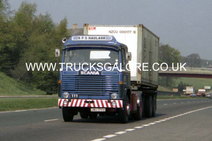 BFS HAULAGE JWU 179V