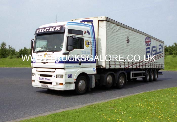 HICKS TRANSPORT CE02 UYN