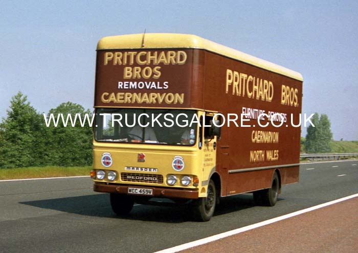 PRITCHARD REMOVALS  WCC 459V