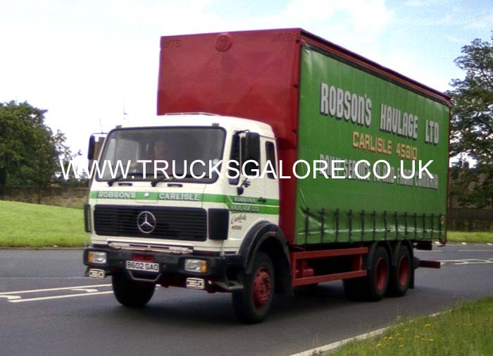 ROBSONS HAULAGE B602 GAO