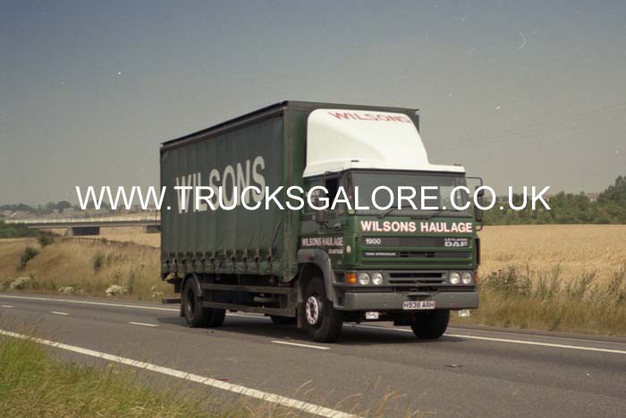 WILSONS HAULAGE H938 ARH